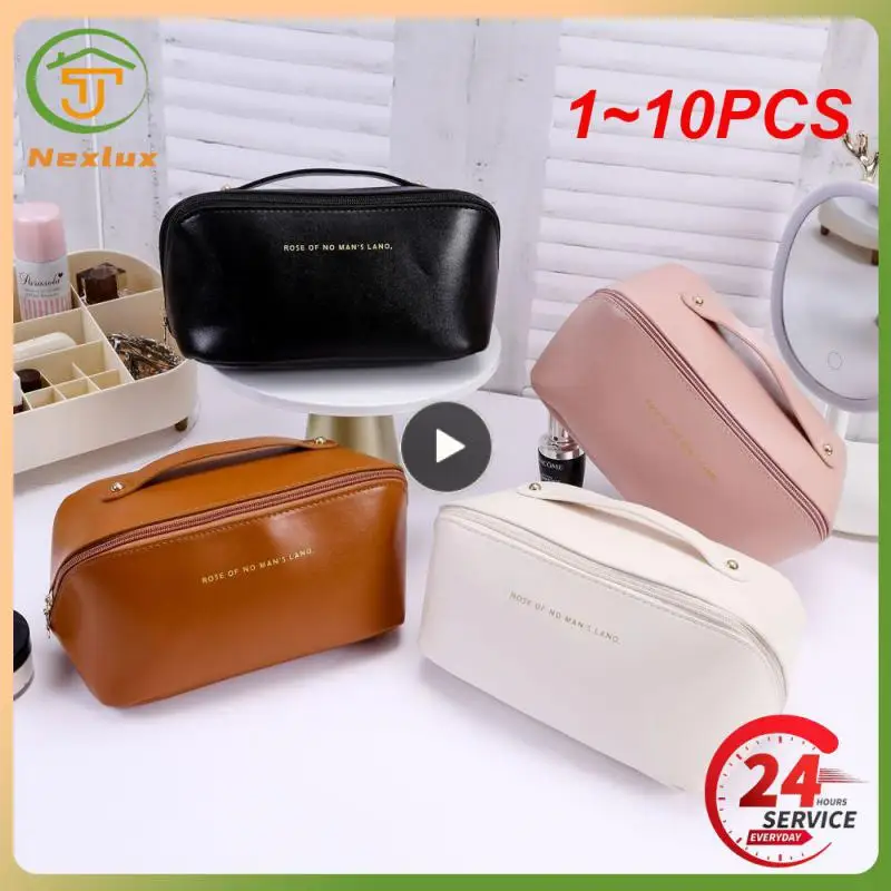 1~10PCS Basedidea Women Cosmetic Bag Plaid Toiletries Travel Storage Bag Pu Leather Portable Waterproof Organizer Makeup Bag
1~10PCS Basedidea Women Cosmetic Bag Plaid Toiletries Travel Storage Bag Pu Leather Portable Waterproof Organizer Makeup Bag