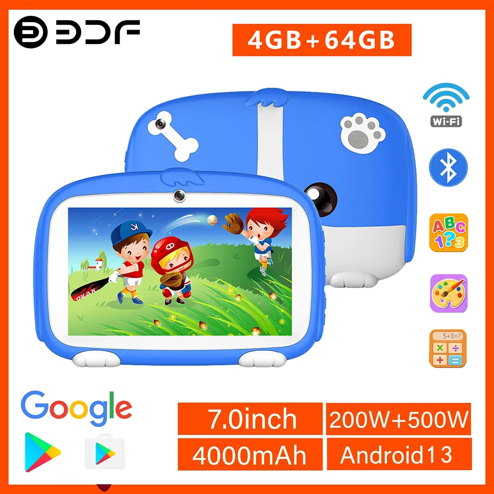 New 7 Inch Android Tablets Google Play Quad Core 4GB RAM 64GB ROM Dual Cameras 5G WiFi Tablet Pc Cheap Simple Children's Gifts
New 7 Inch Android Tablets Google Play Quad Core 4GB RAM 64GB ROM Dual Cameras 5G WiFi Tablet Pc Cheap Simple Children's Gifts
