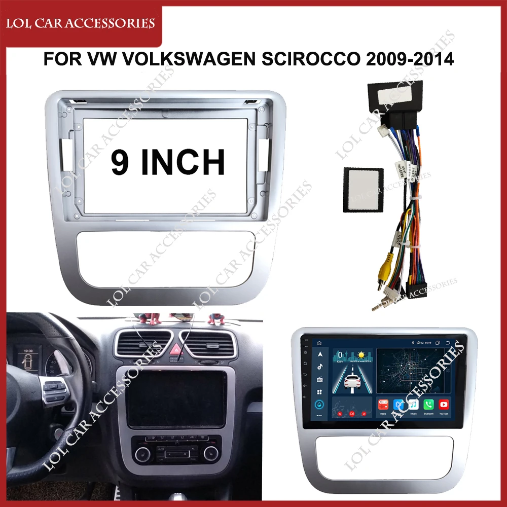 9 Inch For VW Volkswagen Scirocco 2009-2014 Manual Car Radio Stereo GPS MP5 Android Player 2 Din Head Unit Fascia Dash Frame
9 Inch For VW Volkswagen Scirocco 2009-2014 Manual Car Radio Stereo GPS MP5 Android Player 2 Din Head Unit Fascia Dash Frame