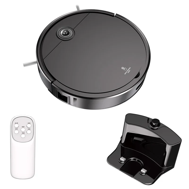 

New 5-In-1 Intelligent Sweeping Robot Automatic Recharge Remote Control With Water Tank Strong Suction Vacumn Cleaner