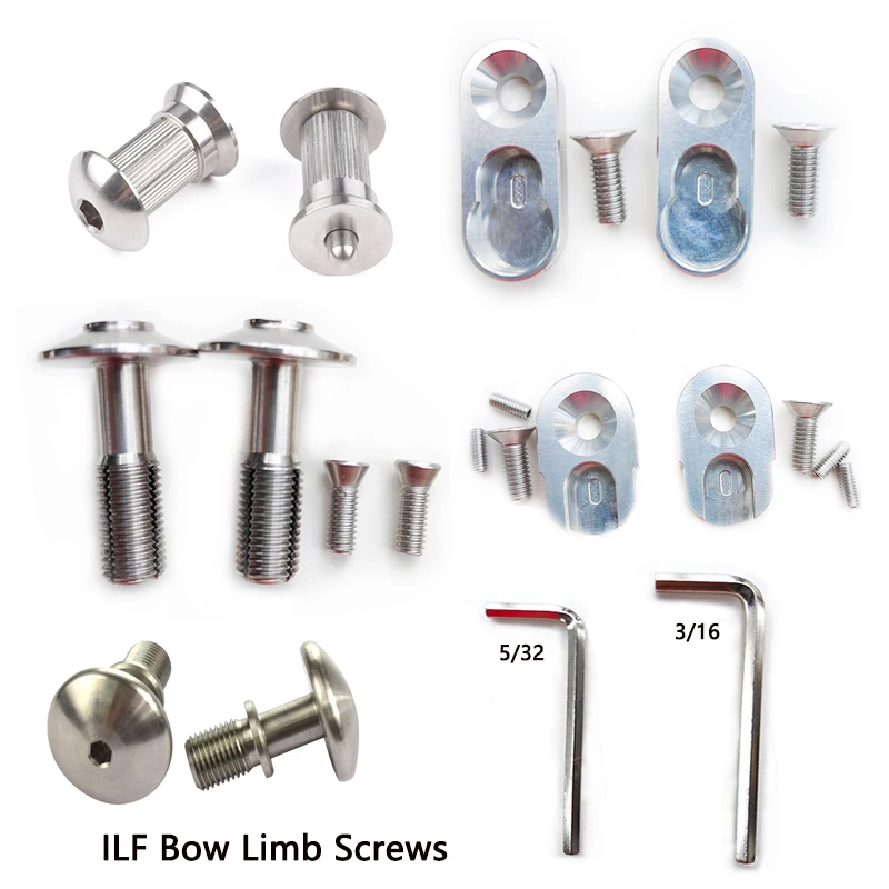 2set NIKA Bow Screw Archery ILF Limb Recurve bow screw stainless steel ILF Limb interface universal screw
2set NIKA Bow Screw Archery ILF Limb Recurve bow screw stainless steel ILF Limb interface universal screw