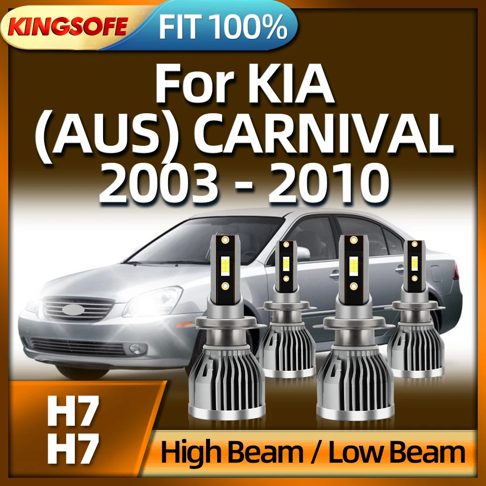 Roadsun Car Headlight H7 Bulbs LED 30000LM Lamps For KIA (AUS) CARNIVAL 2003 2004 2005 2006 2007 2008 2009 2010
Roadsun Car Headlight H7 Bulbs LED 30000LM Lamps For KIA (AUS) CARNIVAL 2003 2004 2005 2006 2007 2008 2009 2010