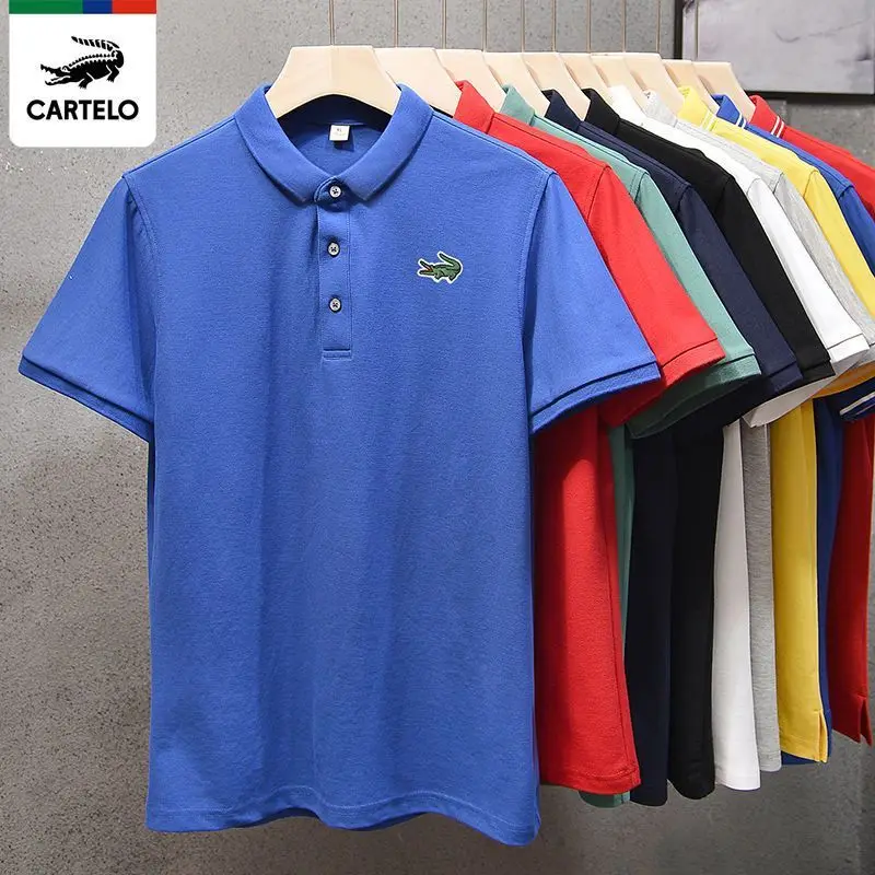 Cartelo Embroided POLO T-shirt Men's Brand Polo Neck Short Sleeve T Shirt Shirt Collar High-End T-shirt Summer Knit Half Sleeve
Cartelo Embroided POLO T-shirt Men's Brand Polo Neck Short Sleeve T Shirt Shirt Collar High-End T-shirt Summer Knit Half Sleeve