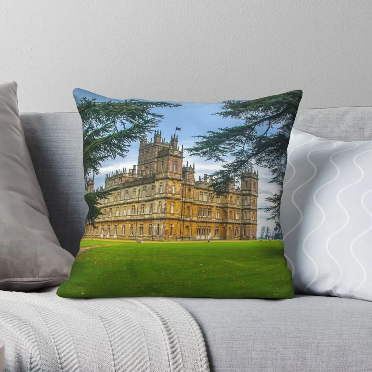 Декоративная наволочка Downton Abbey наволочка с изображением замка из полиэстера и льна
Декоративная наволочка Downton Abbey наволочка с изображением замка из полиэстера и льна