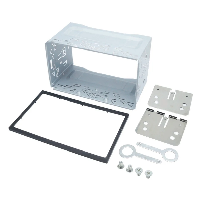 Universal Double Din 2 Din Stereo Radio Replacement Fitting Cage Installation MP5 Player Radio Mounting Frame
Universal Double Din 2 Din Stereo Radio Replacement Fitting Cage Installation MP5 Player Radio Mounting Frame