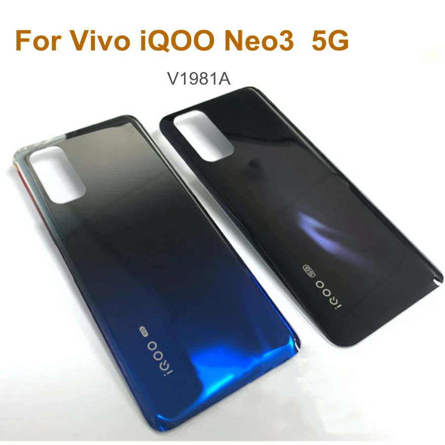 

6.57" For vivo iQOO Neo3 5G Battery Cover Repair for Vivo iQOO Neo 3 Back Battery Cover V1981A Rear Door Housing