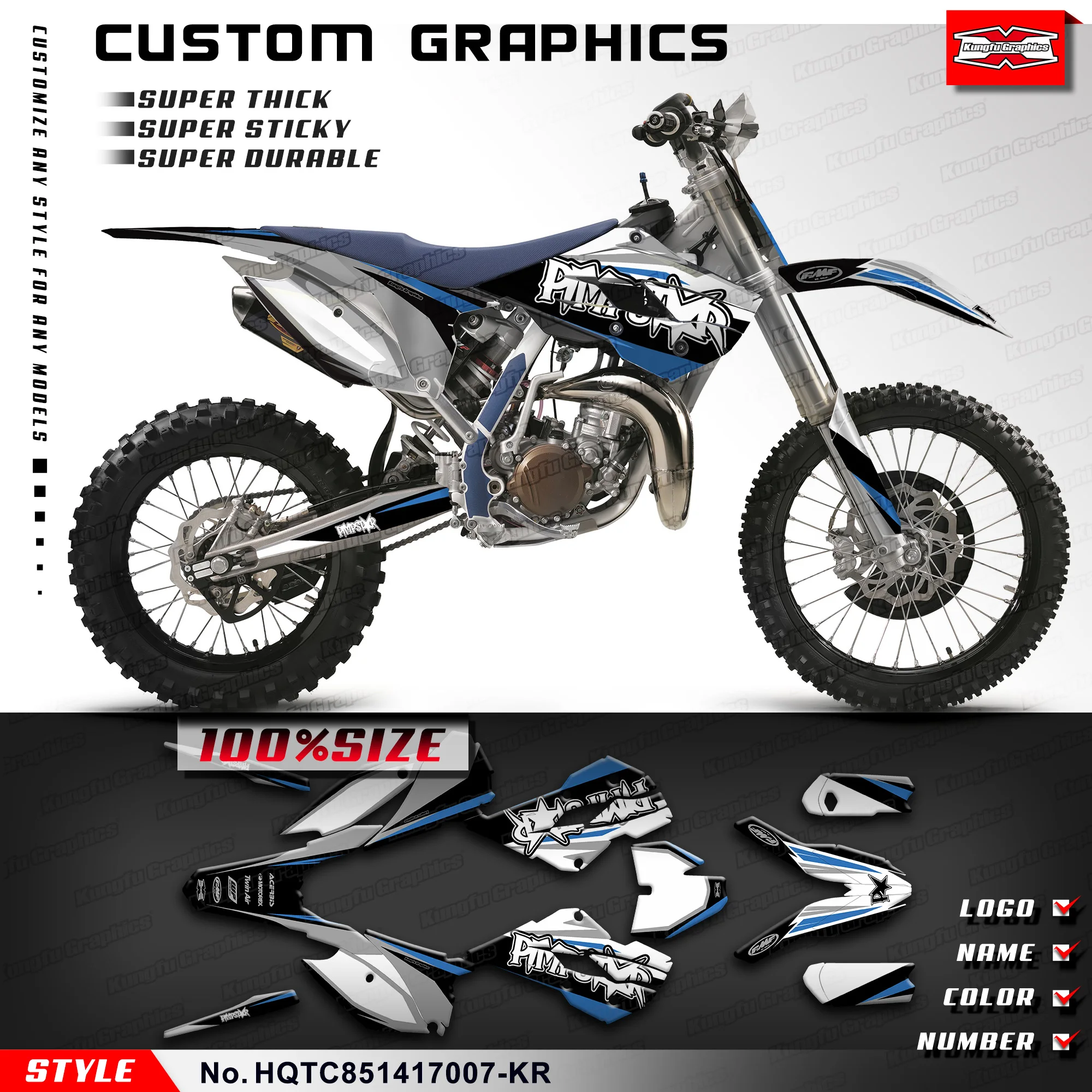 Набор графических наклеек KUNGFU, виниловая графика для Husqvarna TC85 2014 2015 2016 2017, HQTC851417007-KR
Набор графических наклеек KUNGFU, виниловая графика для Husqvarna TC85 2014 2015 2016 2017, HQTC851417007-KR