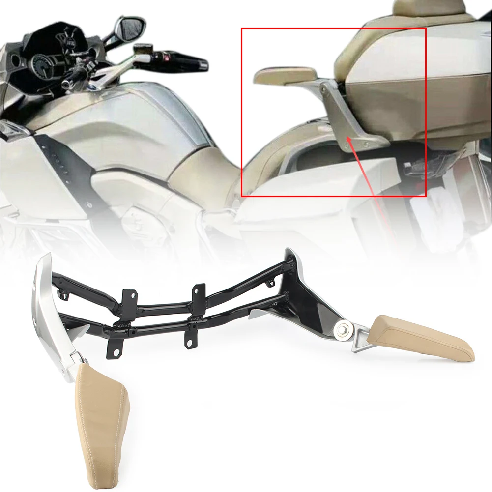 

Motorcycle Passenger Frame Armrest Set Rear Arm Rest For BMW K1600GTL 2010 2011 2012 2013 2014 2015 2016 2017 2018 Beige
