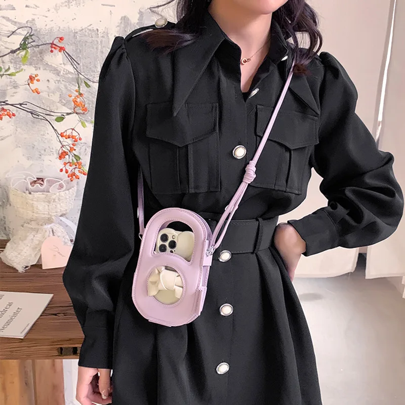 2022 New Solid Color Crossbody Bag Women PU Shoulder Bag Fashion Casual Openwork Portable Bag Phone Bag Decorate Gift for Girls
2022 New Solid Color Crossbody Bag Women PU Shoulder Bag Fashion Casual Openwork Portable Bag Phone Bag Decorate Gift for Girls