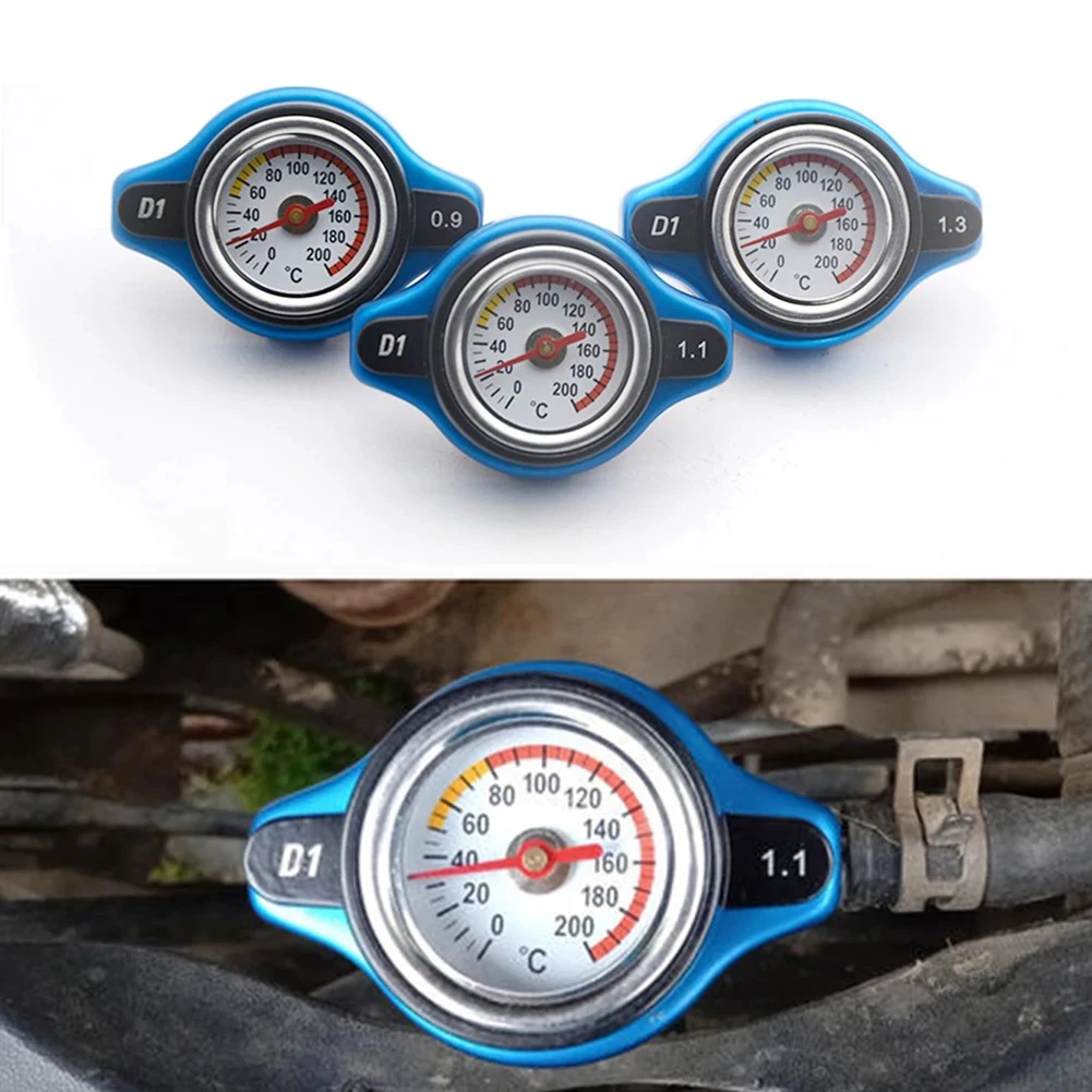 Car Automobile Styling SPSLD Thermo Radiator Cap Tank Cover Water Temperature Gauge with Utility Safe 0.9 Bar/ 1.1 Bar/1.3 Bar
Car Automobile Styling SPSLD Thermo Radiator Cap Tank Cover Water Temperature Gauge with Utility Safe 0.9 Bar/ 1.1 Bar/1.3 Bar