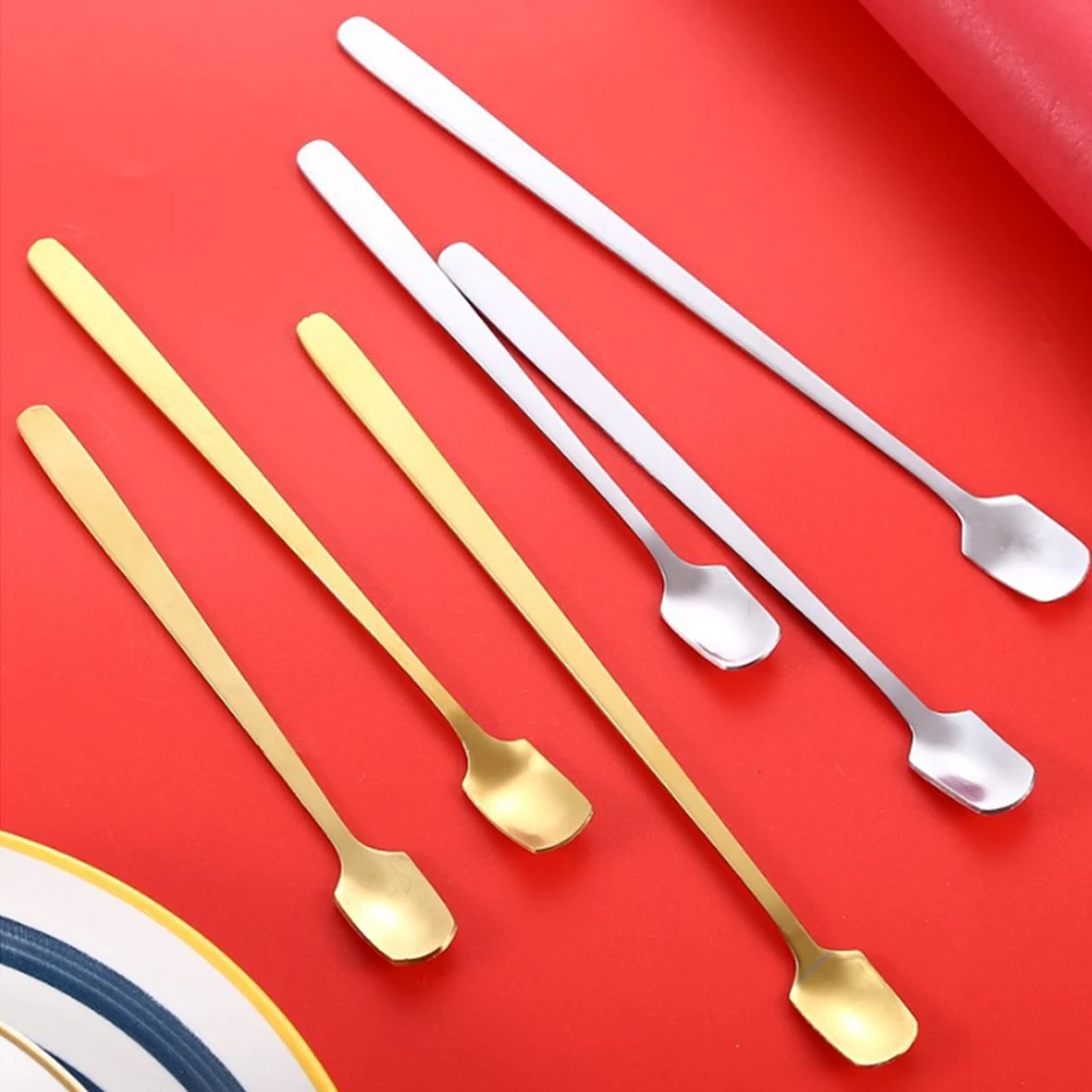 15/17cm Stainless Steel Long Handle Stir Spoon Creative Ice Cream Dessert Scoop Korean Cocktail Coffee Tea Mixing Spoon Flatware
15/17cm Stainless Steel Long Handle Stir Spoon Creative Ice Cream Dessert Scoop Korean Cocktail Coffee Tea Mixing Spoon Flatware