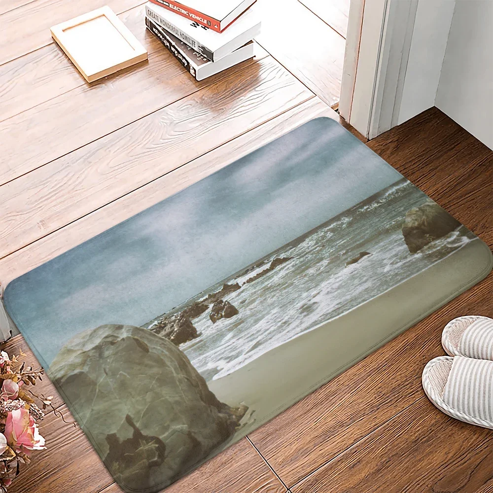 Gray beach Carpet Bathroom Entrance Doormat Bath Indoor Floor Rugs Absorbent Mat Anti-slip Kitchen Rug for Home Decorative
Gray beach Carpet Bathroom Entrance Doormat Bath Indoor Floor Rugs Absorbent Mat Anti-slip Kitchen Rug for Home Decorative