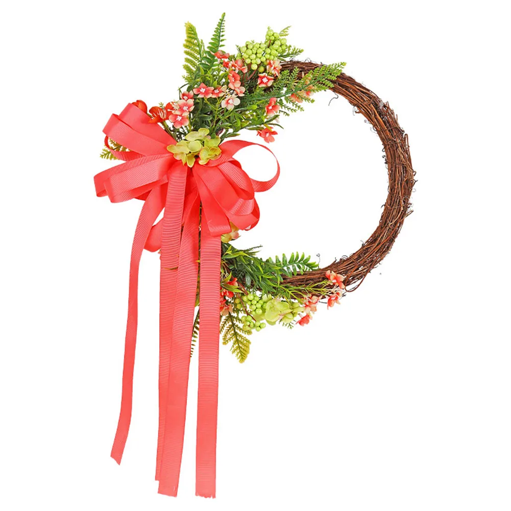 Simulated Flower 2024 Bow Streamer Dead Branch Garland Party Decoration Decorative Wreath for Front Door or Wall Hanging
Simulated Flower 2024 Bow Streamer Dead Branch Garland Party Decoration Decorative Wreath for Front Door or Wall Hanging
