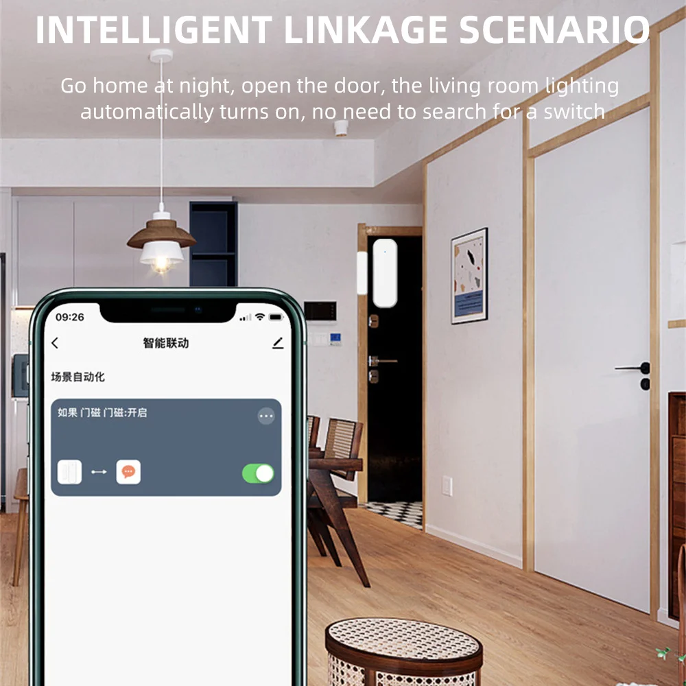 Window Sensor Wireless Easy Installation Compatible With Multiple Voice Assistants Dual-mode Wifi And Connectivity
Window Sensor Wireless Easy Installation Compatible With Multiple Voice Assistants Dual-mode Wifi And Connectivity