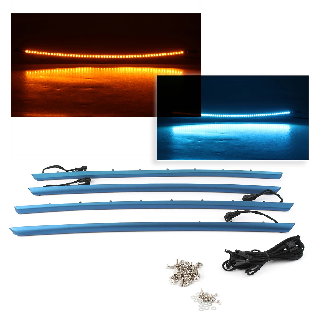 Blue Car Door Panel Ambient Light Bars Interior LED For BMW 3 Series F30 Blue&Orange Dual Color
Blue Car Door Panel Ambient Light Bars Interior LED For BMW 3 Series F30 Blue&Orange Dual Color