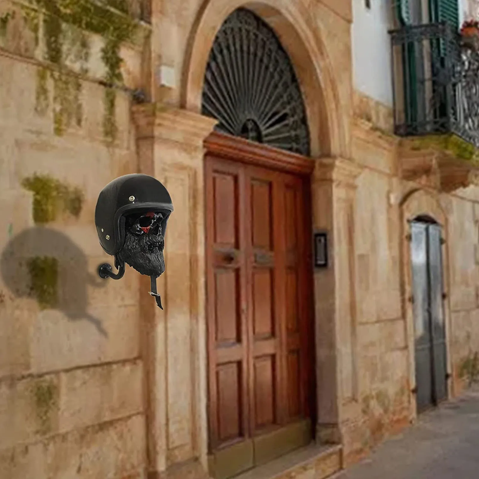 Motorcycle Helmet Rack Skull Helmet Holder Wall-mounted Helmet Stand With Beard Helmet Rack Resin Crafts Helmet Stand For Coats
Motorcycle Helmet Rack Skull Helmet Holder Wall-mounted Helmet Stand With Beard Helmet Rack Resin Crafts Helmet Stand For Coats