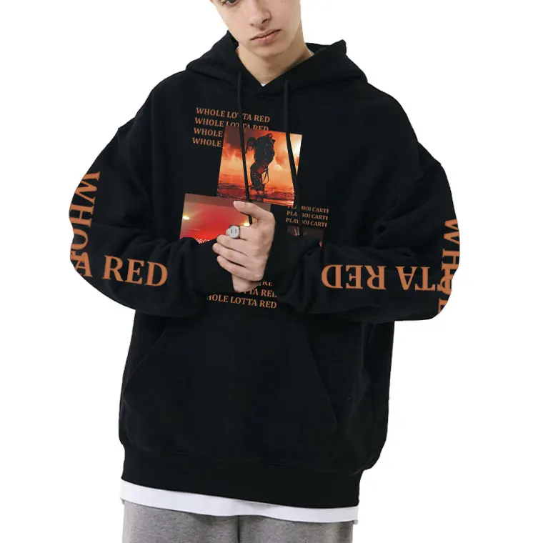 Awesome Rapper Playboi Carti Whole Lotta Red Graphic Hoodie Male Loose Sweatshirt Man Pullover Men Women Fashion Hip Hop Hoodies
Awesome Rapper Playboi Carti Whole Lotta Red Graphic Hoodie Male Loose Sweatshirt Man Pullover Men Women Fashion Hip Hop Hoodies