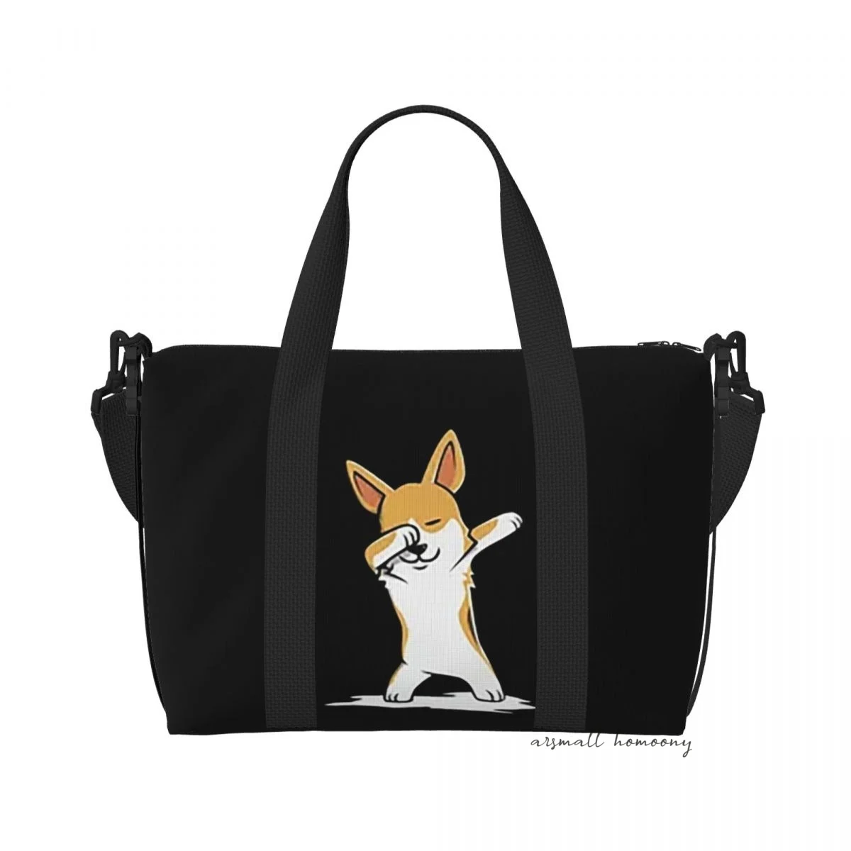 Дорожная Спортивная Сумка Corgi-Dabbing Dog, персонализированные сумки на выходные с ремешком через плечо, спортивная сумка для женщин для спортзала
Дорожная Спортивная Сумка Corgi-Dabbing Dog, персонализированные сумки на выходные с ремешком через плечо, спортивная сумка для женщин для спортзала
