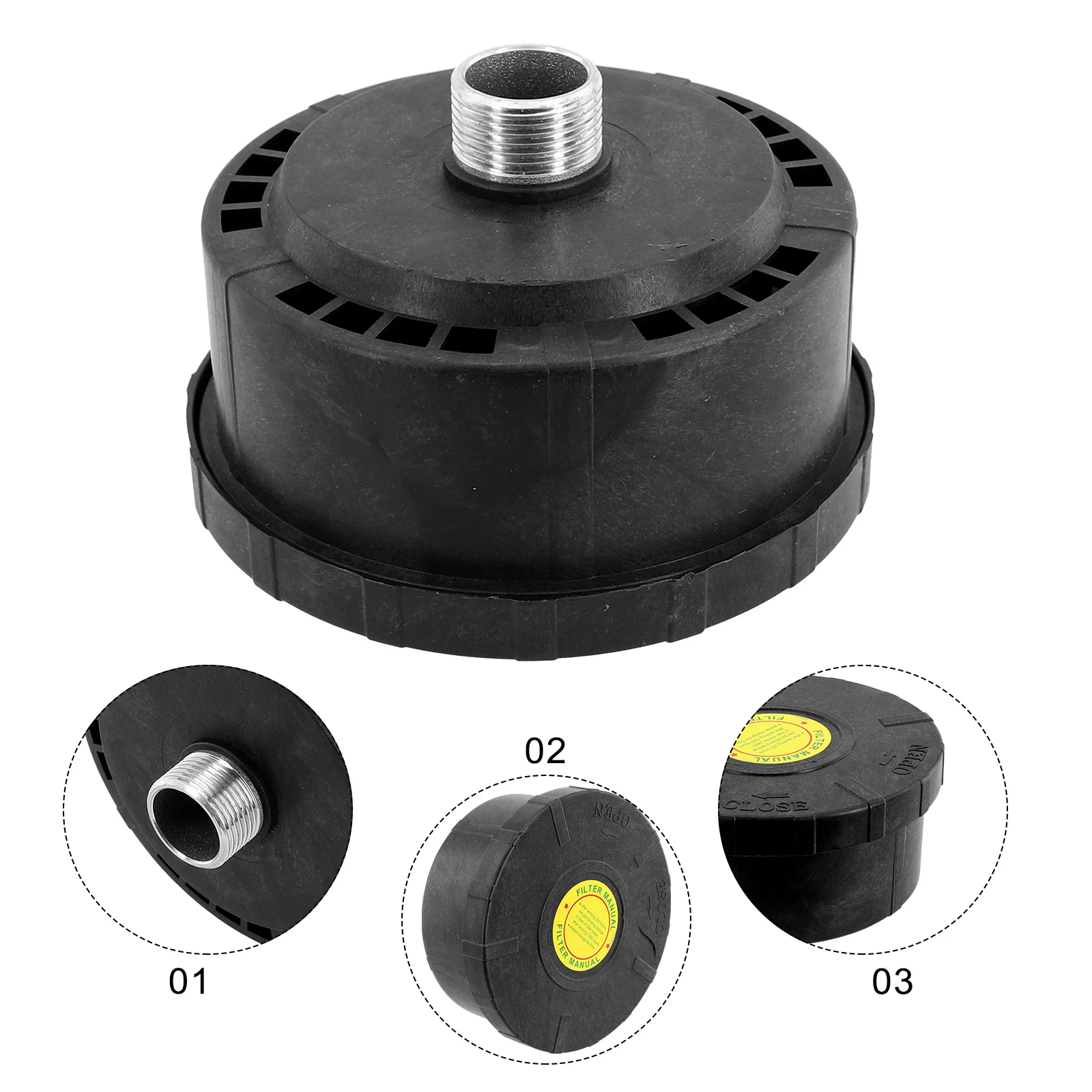 1pcs Spare Muffler Silencer Plastic 25mm/32mm Accessories Air Compressor Element Filter Intake Durable Power Tools Parts
1pcs Spare Muffler Silencer Plastic 25mm/32mm Accessories Air Compressor Element Filter Intake Durable Power Tools Parts