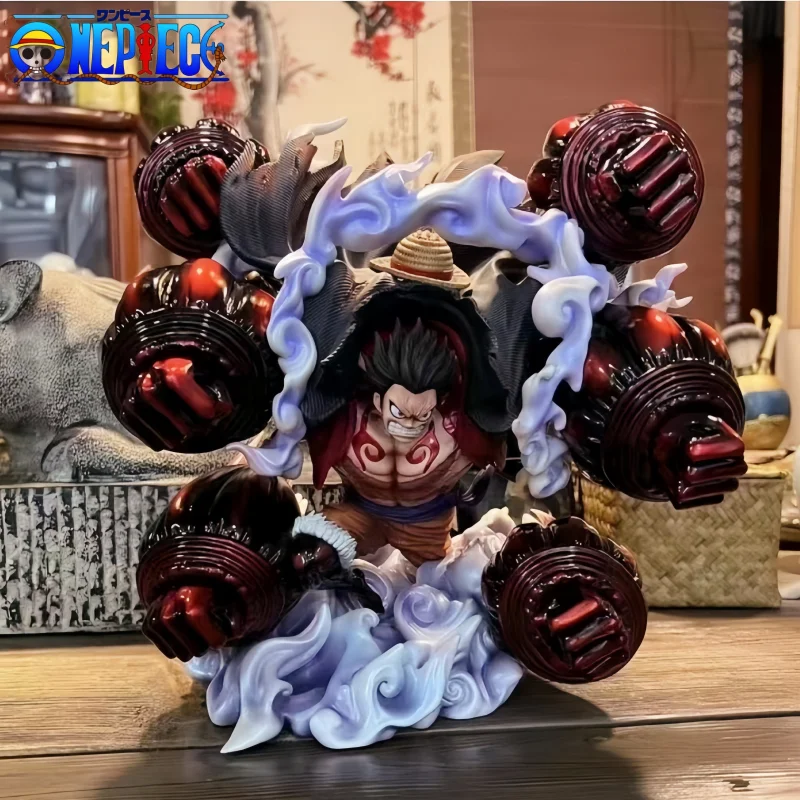 

Luffy One Piece Figure Gear 4 Monkey D. Luffy Action Figures Sky Painting Anime Pvc Collection Statue Model Adult Toy Gifts