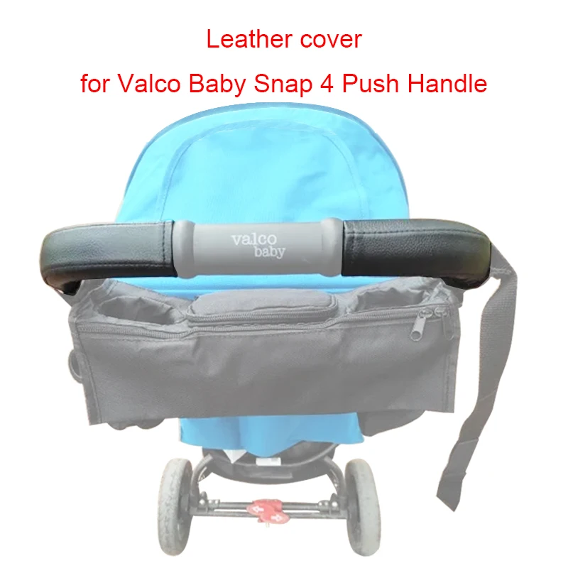 

Buggy Handrail Leather Cover For Valco Baby Snap Stroller Mom Push Handle Protective Case Baby Pushchair Accessories