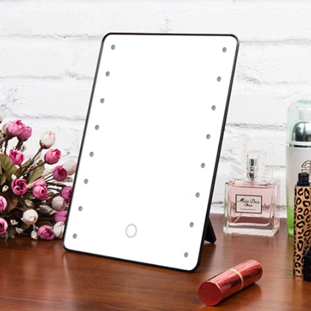 TSHOU270 Makeup Mirror With Leds Cosmetic Mirror With Touch Dimmer Switch Battery Operated Stand For Tabletop Bathroom Travelpc
TSHOU270 Makeup Mirror With Leds Cosmetic Mirror With Touch Dimmer Switch Battery Operated Stand For Tabletop Bathroom Travelpc