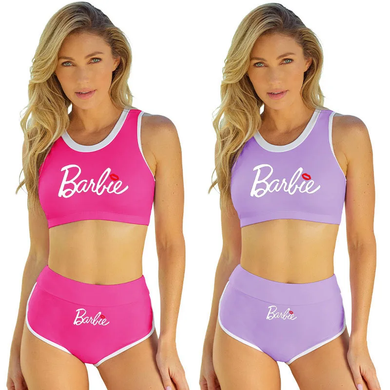 

European American Sexy Slim Barbie Bikini Swimsuit Women's Comfortable Elastic Large Size Beach Quick-Drying Swimsuit Women