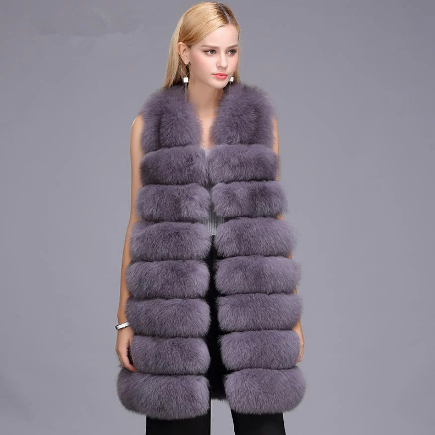 Женский зимний жилет из искусственного лисьего меха, куртка из искусственного меха, лоскутный меховой жилет большого размера, куртки, индивидуальный пошив, жилет L1184 
Женский зимний жилет из искусственного лисьего меха, куртка из искусственного меха, лоскутный меховой жилет большого размера, куртки, индивидуальный пошив, жилет L1184