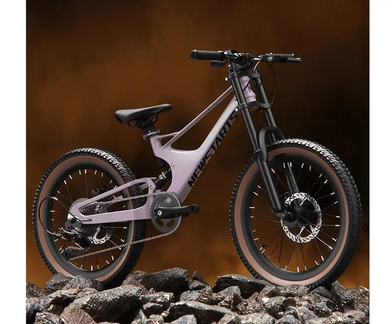 22 inch Full Suspension MTB children's soft tail mountain bike magnesium alloy 7 speed Downhill Bike dual disc brake bicicletas 22 inch Full Suspension MTB children's soft tail mountain bike magnesium alloy 7 speed Downhill Bike dual disc brake bicicletas