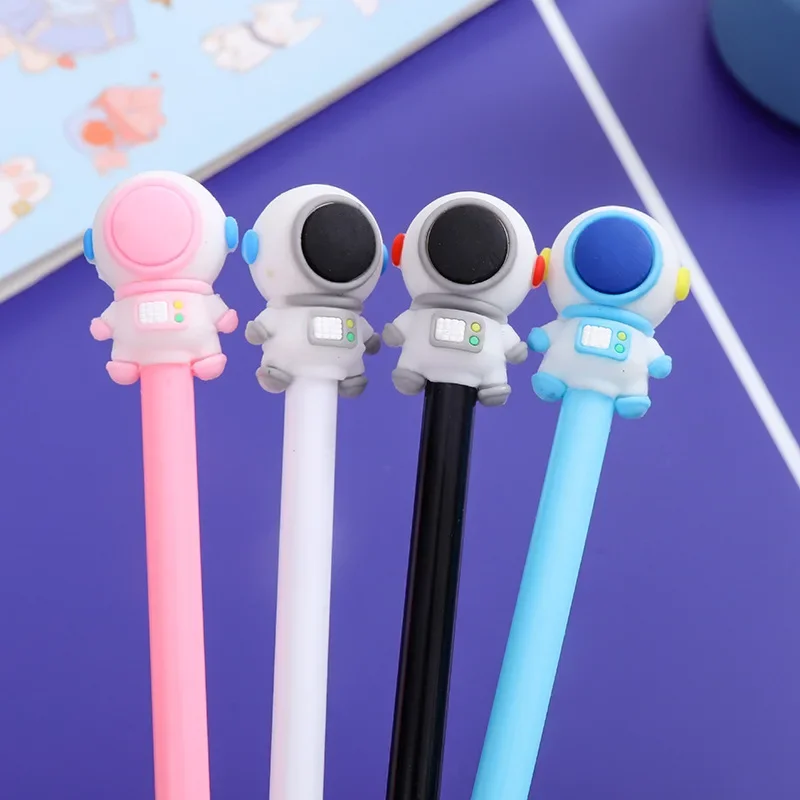 

12/60 Pcs Wholesale Creative Astronaut Stereo Gel Pens Set Creative Fountain Pen Stationery Store Cross-border School Supplies