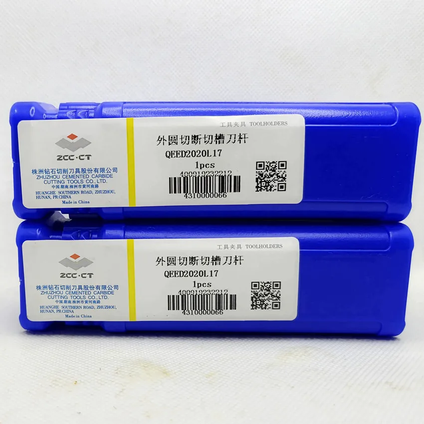Qeed20r10/QEED2020L10/QEED2020R17/QEED2020L17, оригинальный токарный инструмент ZCC.CT, режущий станок для канавок, 1 шт./коробка
