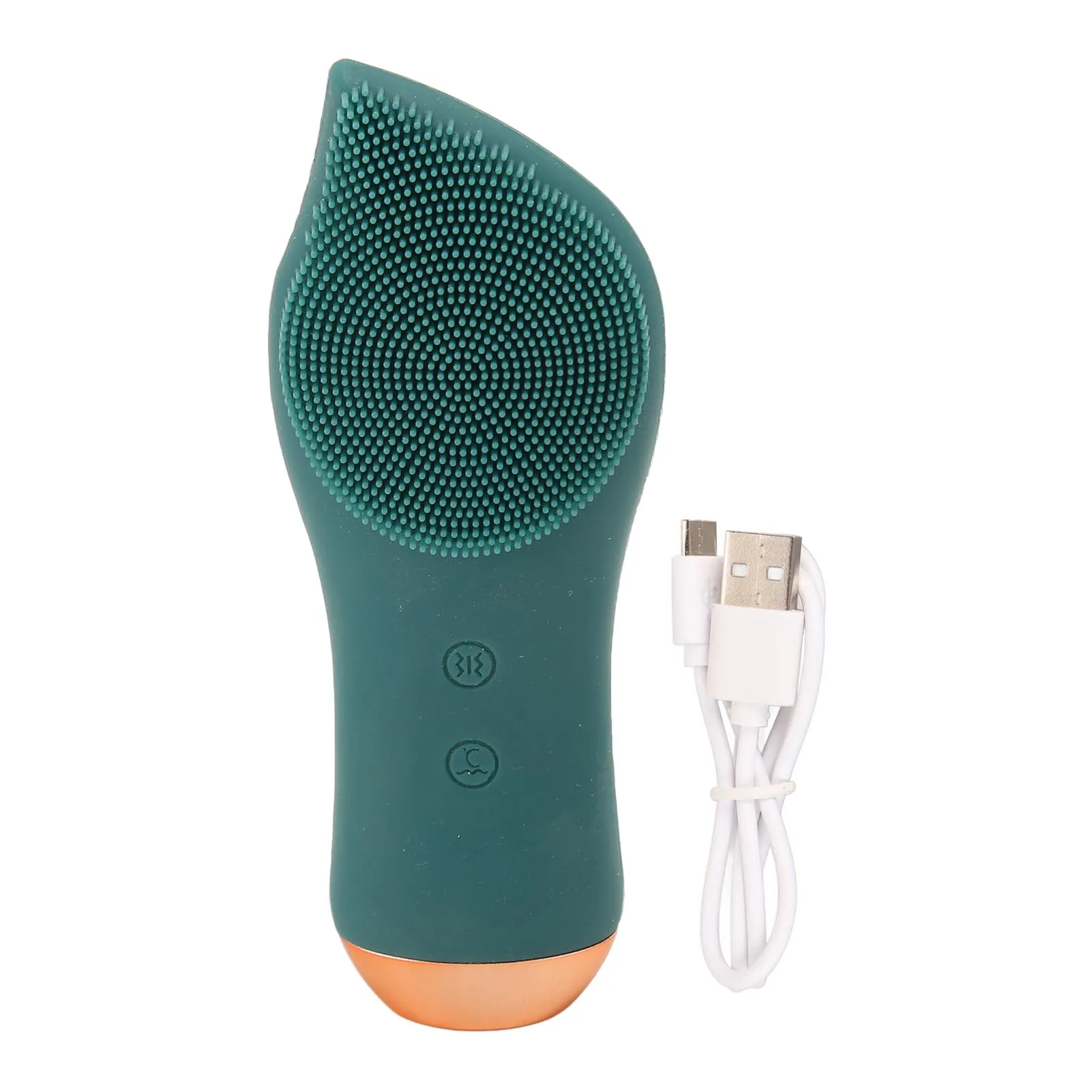 Electric Face Heating Cleansing Brush Massaging Removing Blackhead Silicone Face Cleaning Brush Green
Electric Face Heating Cleansing Brush Massaging Removing Blackhead Silicone Face Cleaning Brush Green