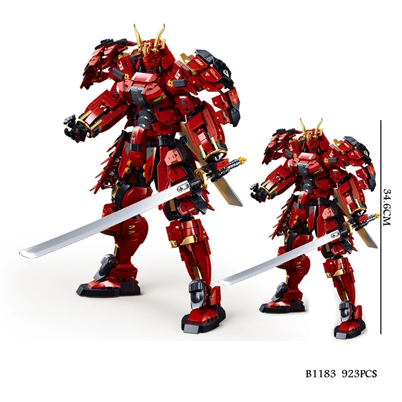 New 923PCS Mecha Robot Building Blocks Set Armor Movie Kai Warrior Mech Bricks Collection Model DIY Bricks Toys for Boys Gift
New 923PCS Mecha Robot Building Blocks Set Armor Movie Kai Warrior Mech Bricks Collection Model DIY Bricks Toys for Boys Gift