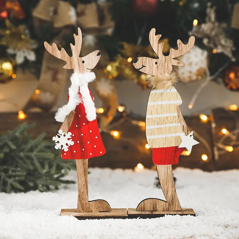 

Christmas New Deer Doll Elk Ornaments Ornaments Christmas Sika Deer Simulation Deer Christmas Tree Layout 2024 New Year Gift