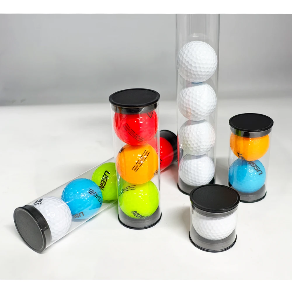Portable Golf Ball Tube PC Transparent Round Plastic Packaging Box Various Specifications Balls Golfs Container Case Gift Box Portable Golf Ball Tube PC Transparent Round Plastic Packaging Box Various Specifications Balls Golfs Container Case Gift Box