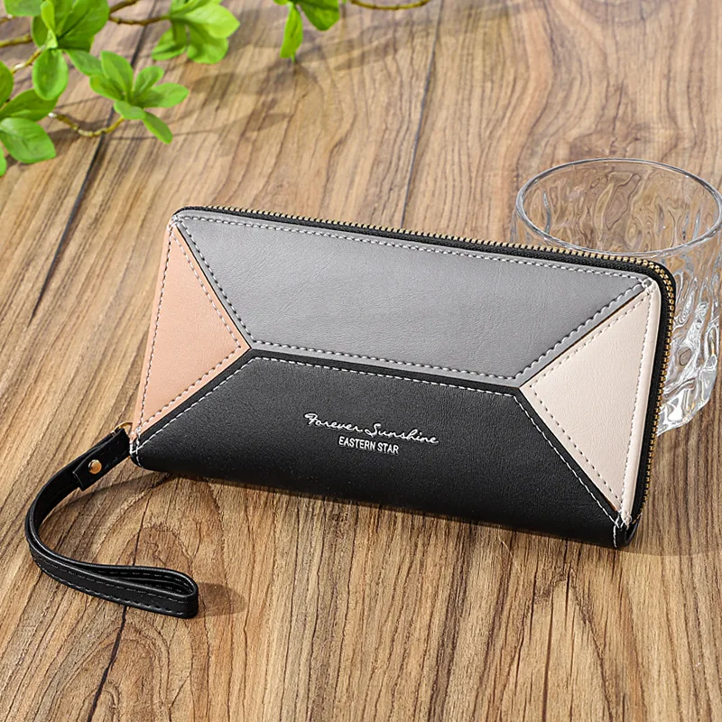 Fashion Women Purse Handbags Long Zipper Pu Leather MoneyBag Lady Coin Purses Patchwork Pattern Woman Billfold Wallets Purses
Fashion Women Purse Handbags Long Zipper Pu Leather MoneyBag Lady Coin Purses Patchwork Pattern Woman Billfold Wallets Purses