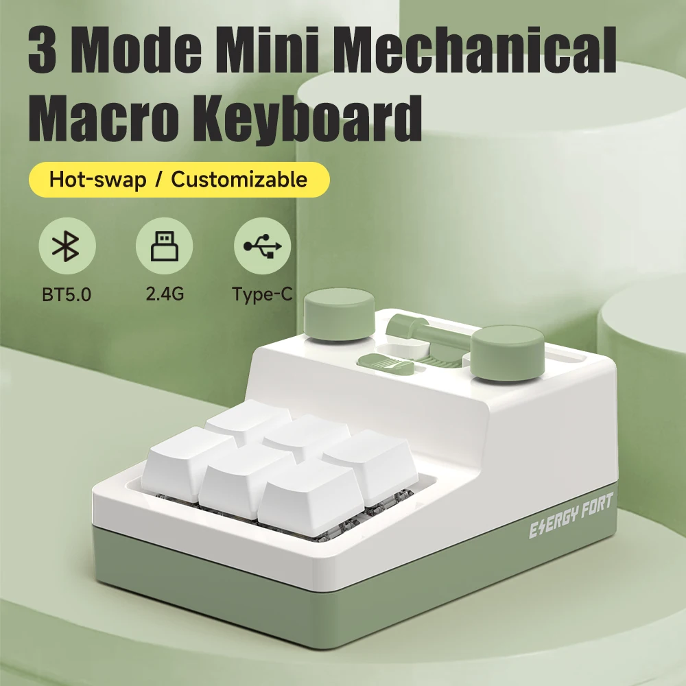 Программирование макросъемки игровая клавиатура OUS Custom BT 5,0 Кнопка громкости 2 ручки розетка горячей замены клавиатура механический RGB переключатель 6 клавиш
Программирование макросъемки игровая клавиатура OUS Custom BT 5,0 Кнопка громкости 2 ручки розетка горячей замены клавиатура механический RGB переключатель 6 клавиш