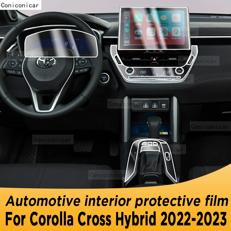 For Corolla Cross Hybrid 2022-2023 Gearbox Panel Navigation Screen Automotive Interior TPU Protective Film Anti-Scratch Sticker 
For Corolla Cross Hybrid 2022-2023 Gearbox Panel Navigation Screen Automotive Interior TPU Protective Film Anti-Scratch Sticker