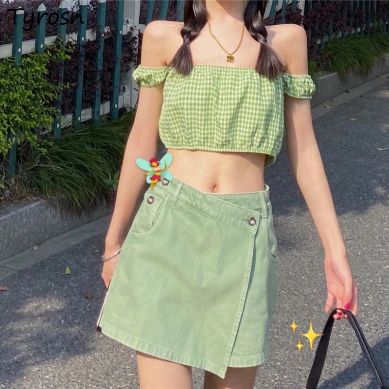 Denim Shorts Women Design Solid Asymmetrical Korean Style Hot Girls High Waist Loose Fashion Simple All-match Summer Trousers
Denim Shorts Women Design Solid Asymmetrical Korean Style Hot Girls High Waist Loose Fashion Simple All-match Summer Trousers