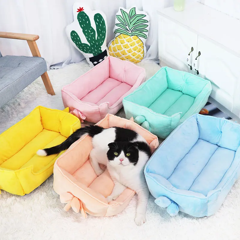 Cute Bow Cat Bed, Super Soft Pet Mat, Dog Sofa House, Thickened Multi Color Kennel, Sleep Supplies, New Product
Cute Bow Cat Bed, Super Soft Pet Mat, Dog Sofa House, Thickened Multi Color Kennel, Sleep Supplies, New Product