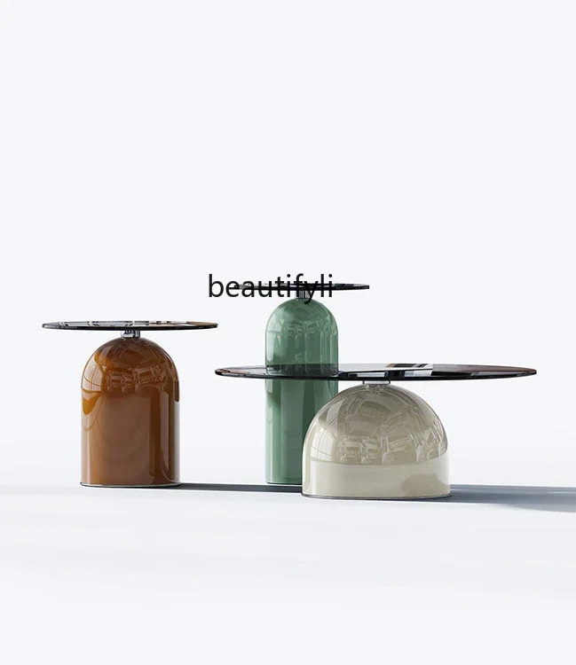 French Minimalist Simple French Cream Style Creative Art Home Living Room Small Apartment Glass round Combined Tea Table
French Minimalist Simple French Cream Style Creative Art Home Living Room Small Apartment Glass round Combined Tea Table