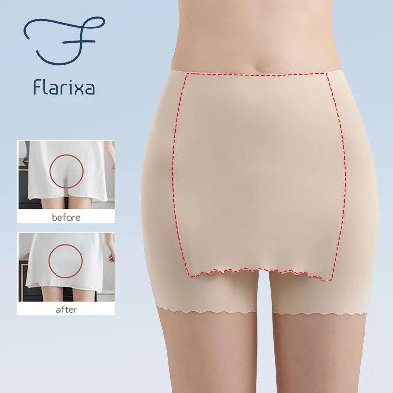 Flarixa Seamless Safety Shorts Women Double Layer Safety Panties Protective Shorts Under the Skirt Safety Pants Boyshorts Thin
Flarixa Seamless Safety Shorts Women Double Layer Safety Panties Protective Shorts Under the Skirt Safety Pants Boyshorts Thin