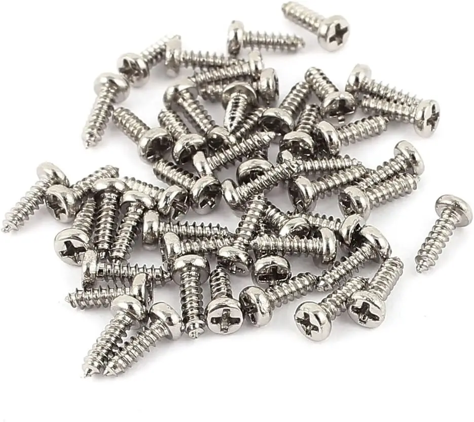 Kidisoii 50 Pcs M1.4 X 5mm Stainless Steel Phillips Round Head Self Tapping Screws Bolts
Kidisoii 50 Pcs M1.4 X 5mm Stainless Steel Phillips Round Head Self Tapping Screws Bolts