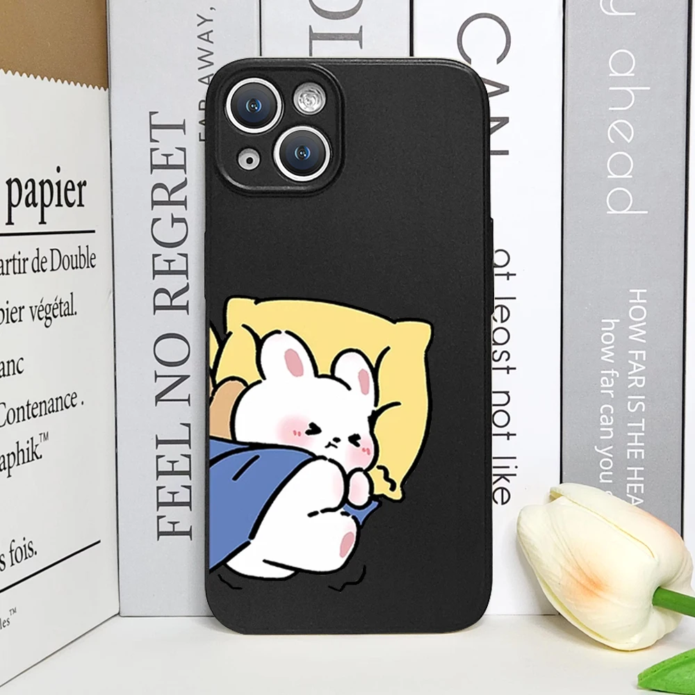 Cartoon Rabbit Bear Paired Couple Phone Case for IPhone 11 12 13 15 16 Pro Max Mini X XS 7 8 14 Plus SE2 Clear Lovers Soft Cover Cartoon Rabbit Bear Paired Couple Phone Case for IPhone 11 12 13 15 16 Pro Max Mini X XS 7 8 14 Plus SE2 Clear Lovers Soft Cover