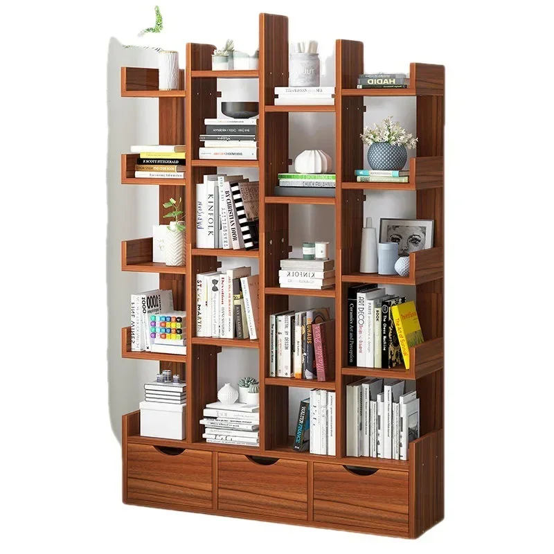Wooden Bookshelf Floor Multi-layer Simple Student Children's Bookshelf Household Storage Rack Living Room Creative Art Bookcase
Wooden Bookshelf Floor Multi-layer Simple Student Children's Bookshelf Household Storage Rack Living Room Creative Art Bookcase