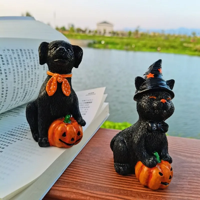 Halloween Magic Black Cat Sculpture Lawn Gnome Figurine Desktop Craft Horror Statue Home Garden Yard Carnival Holiday Decor Gift
Halloween Magic Black Cat Sculpture Lawn Gnome Figurine Desktop Craft Horror Statue Home Garden Yard Carnival Holiday Decor Gift