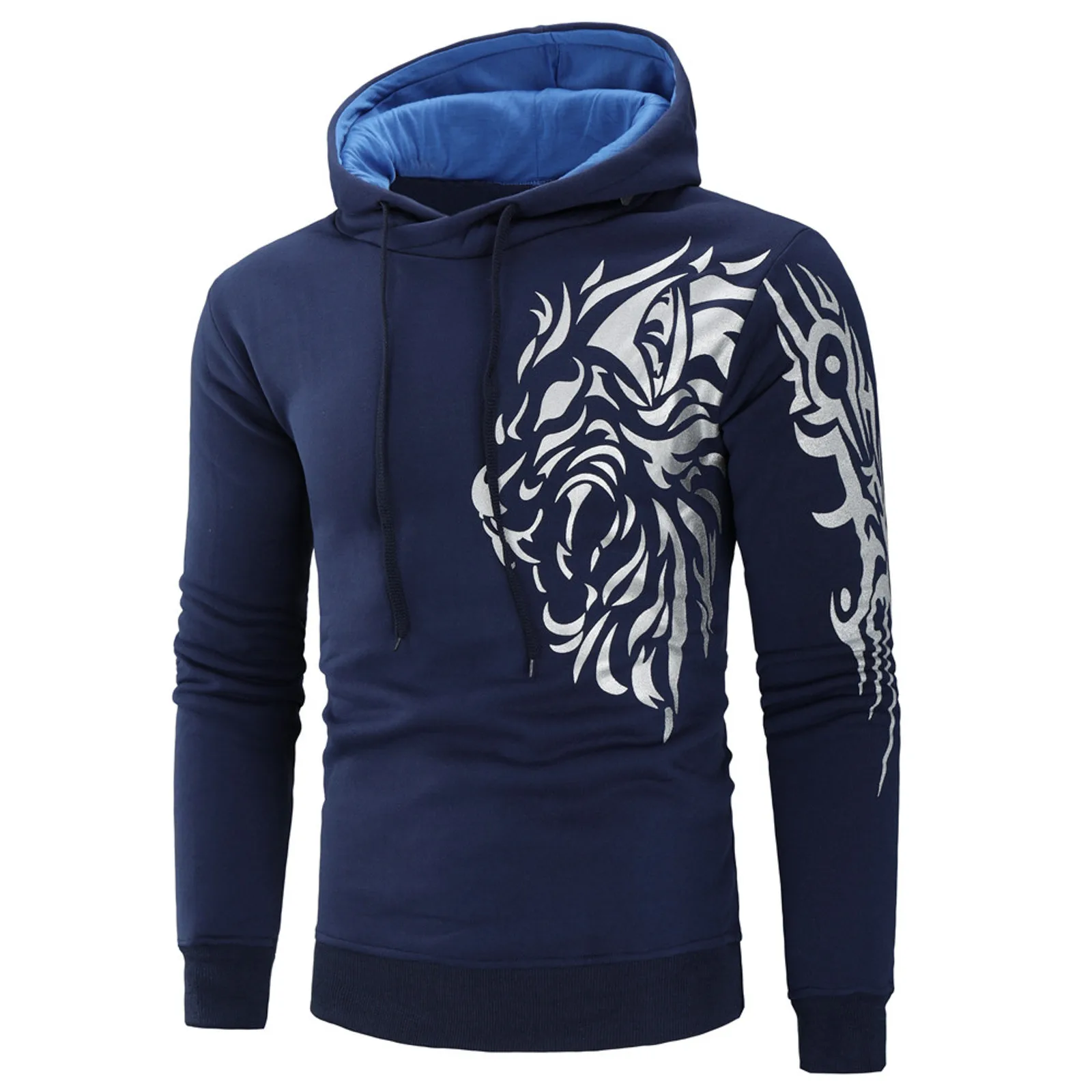 Sweatershirt Men Long Sleeve Tiger Printed Sweater Coat Hoodie Warm Shirts Autumn Winter Hooded Drawstring Blouses Sportwear
Sweatershirt Men Long Sleeve Tiger Printed Sweater Coat Hoodie Warm Shirts Autumn Winter Hooded Drawstring Blouses Sportwear