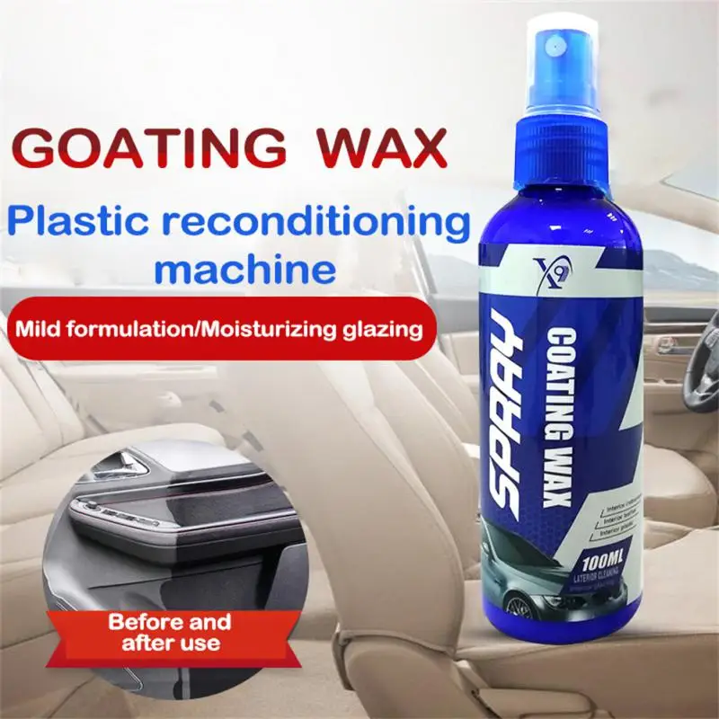 

100ml Auto Plastic Restorer Back To Black Gloss Car Cleaning Products Auto Polish And Repair Coating Renovator For Car Detailing