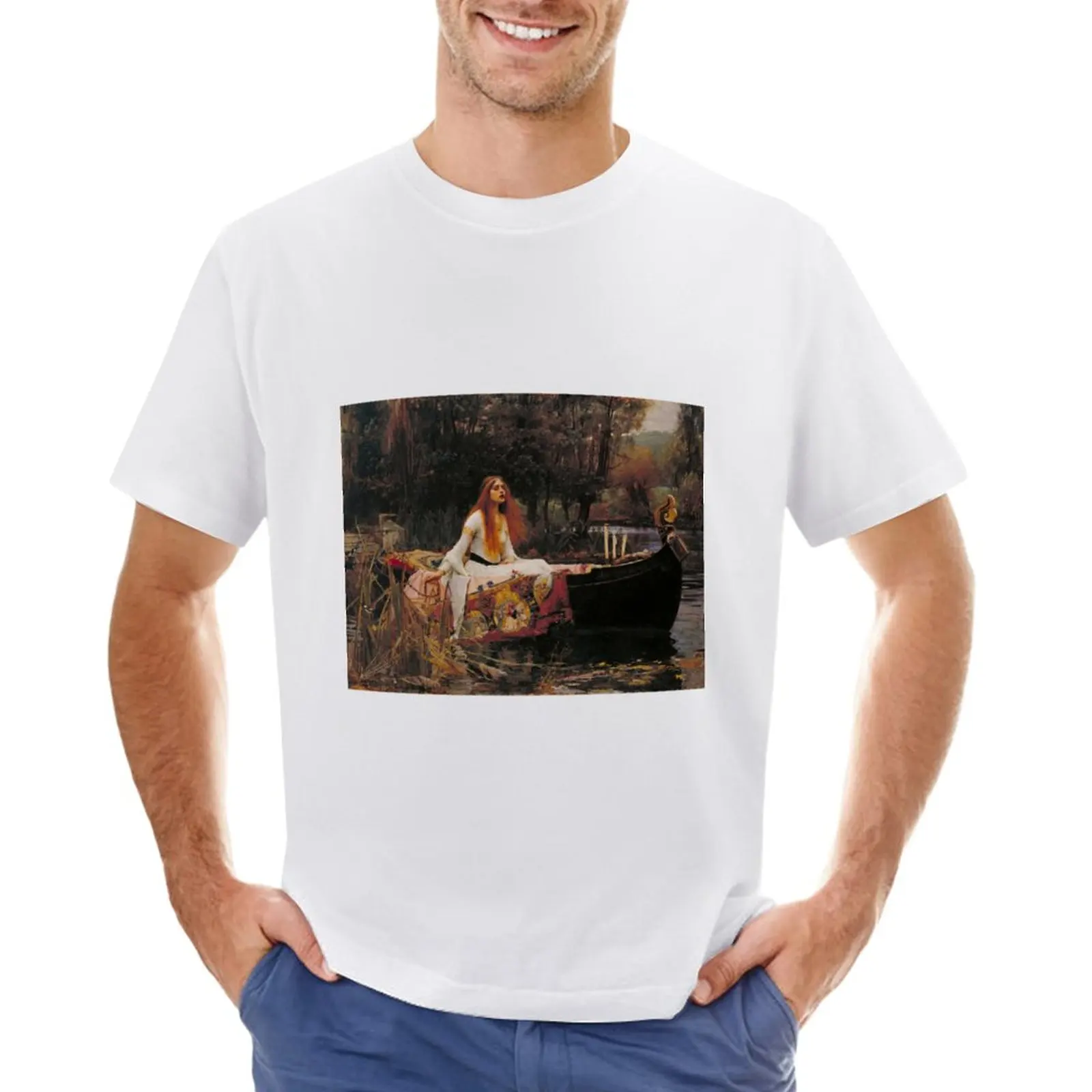 The Lady of Shalott T-Shirt heavyweights Short sleeve tee vintage clothes Aesthetic clothing mens tall t shirts
The Lady of Shalott T-Shirt heavyweights Short sleeve tee vintage clothes Aesthetic clothing mens tall t shirts