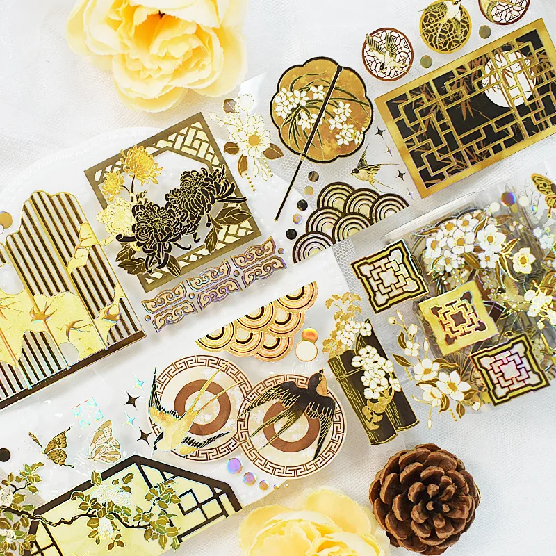 2m Chinese Ancient Style Windows/flower/butterfly/bird Floral Shiny Pet Washi Tape Decorative Collage
2m Chinese Ancient Style Windows/flower/butterfly/bird Floral Shiny Pet Washi Tape Decorative Collage